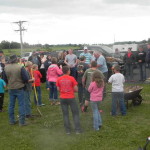 WILD FLOWER GARDEN CLUB AND THE DARKE COUNTY 4H BEEF CLUB JOIN FORCES TO PLANT TREES AT THE DARKE COUNTY ANIMAL SHELTER