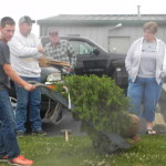 WILD FLOWER GARDEN CLUB AND THE DARKE COUNTY 4H BEEF CLUB JOIN FORCES TO PLANT TREES AT THE DARKE COUNTY ANIMAL SHELTER