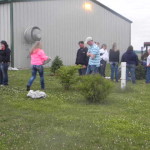 WILD FLOWER GARDEN CLUB AND THE DARKE COUNTY 4H BEEF CLUB JOIN FORCES TO PLANT TREES AT THE DARKE COUNTY ANIMAL SHELTER